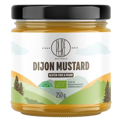 BrainMax Pure Dijon Mustard, Dijonská hořcice, BIO