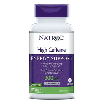 Natrol High Caffeine 200 mg (kofein), 100 tablet