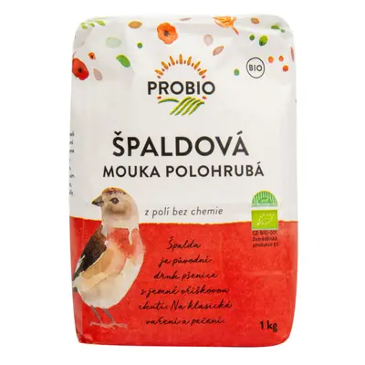 PROBIO - Mouka špaldová polohrubá BIO, 1kg