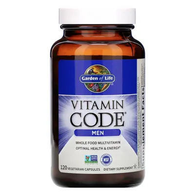 Garden of life Garden of Life, Vitamin Code Men (multivitamín pro muže) - 120 rostlinných kapslí