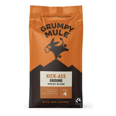 Grumpy Mule Kick-Ass Ground Coffee, 100% Arabica, mletá káva, BIO