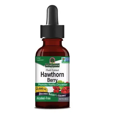 Nature's Answer Hawthorn Berry Fluid Extract, Hloh, extrakt, 2000 mg, 30 ml