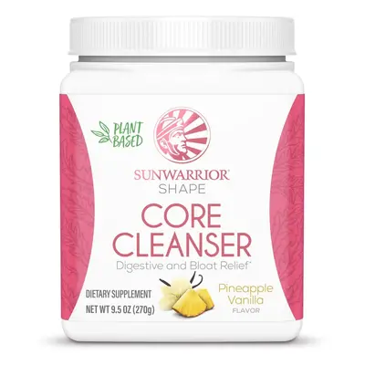 Sunwarrior Shape Core Cleanser, Trávicí směs, Ananas a Vanilka, 270 g