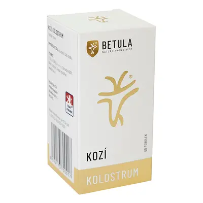 Betula - Kozí kolostrum (colostrum), 250 mg, 60 kapslí