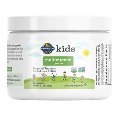 Garden of Life Kids Organic multivitamín (multivitamín pro děti v prášku), 60 g