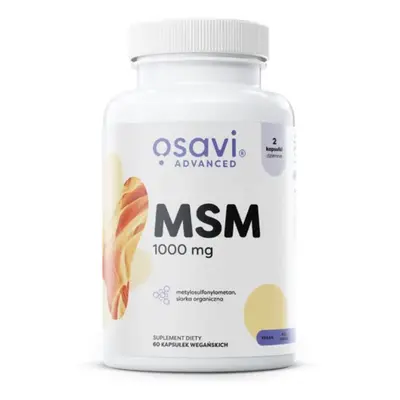 Osavi MSM, 1000 mg, 60 rostlinných kapslí