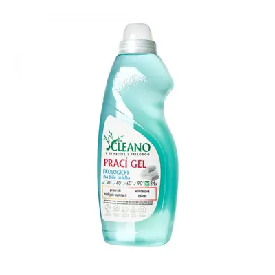 Cleano Prací Gel, Ekologický, na bílé prádlo, 1,5 L