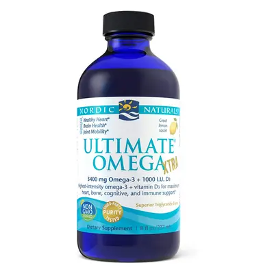 Nordic Naturals Ultimate Omega Xtra, 3400 mg, Citron, 237 ml