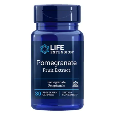 Life Extension Pomegranate, extrakt z granátového jablka, 30 rostlinných kapslí