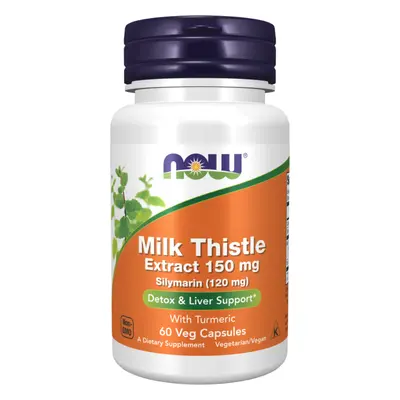 Now® Foods NOW Milk Thistle Extract with Turmeric, Ostropestřec mariánský extrakt s kurkumou, 15