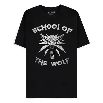 Tričko The Witcher - School of the Wolf Emblem M