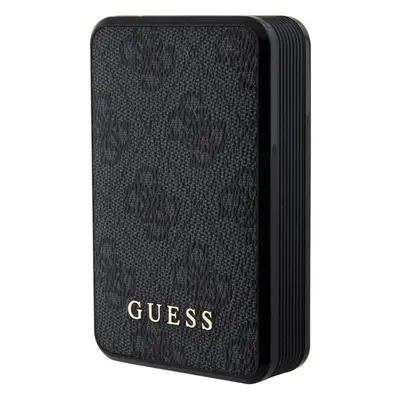 Guess PU 4G Leather Powerbanka 10000 mAh černá