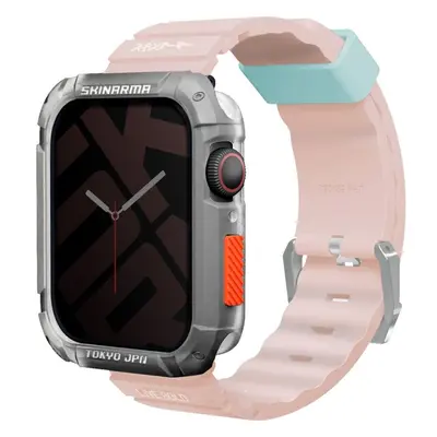 SKINARMA Shokku řemínek Apple Watch 46/45/44/42 mm světle růžový