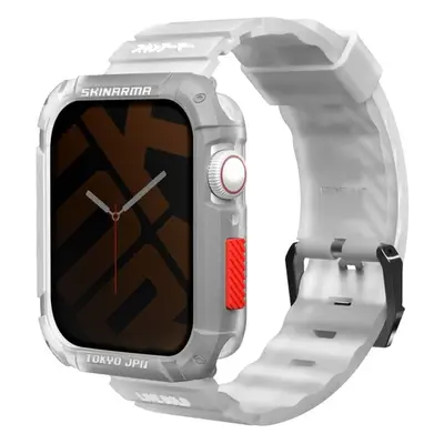 SKINARMA Shokku řemínek Apple Watch 45/44/42 mm + Kurono pouzdro Apple Watch 45/44 mm Frost