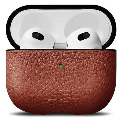 Woolnut kožené pouzdro pro AirPods 3. generace hnědé