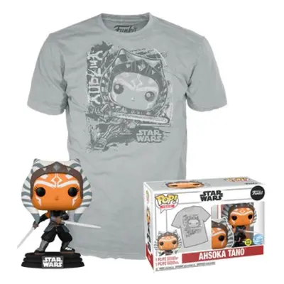 Funko POP! & Tee Box: Star Wars - Ahsoka Tano (GITD) M