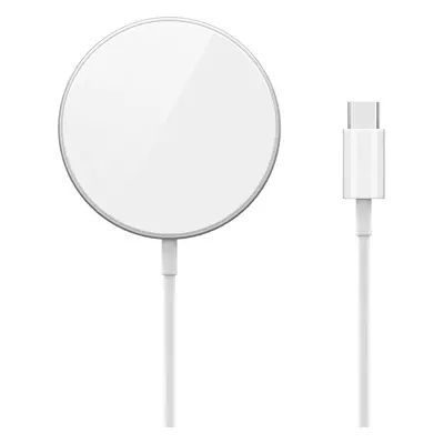 iWant MagSafe iPhone nabíječka + 20W USB-C adaptér stříbrná