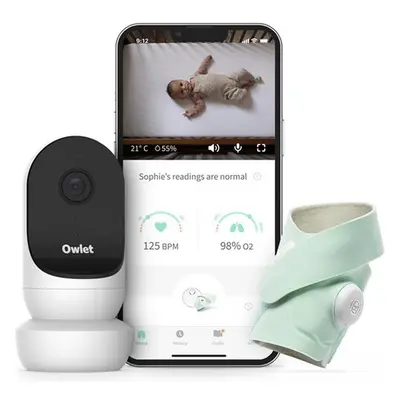 Owlet Smart Sock 3 & Cam Bundle Mentolová