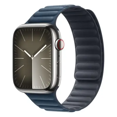 Apple Watch 49/45/44/42mm tichomořsky modrý magnetický tah S/M Tichomořsky modrá