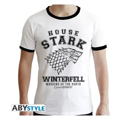 Tričko Game of Thrones House of Stark pánská trička Bílá