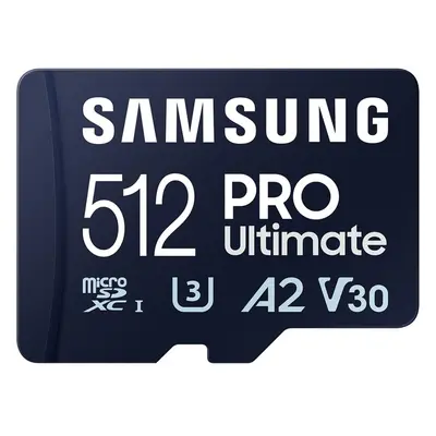 Samsung micro SDXC 512GB PRO Ultimate + SD adaptér MB-MY512SA/WW Černá