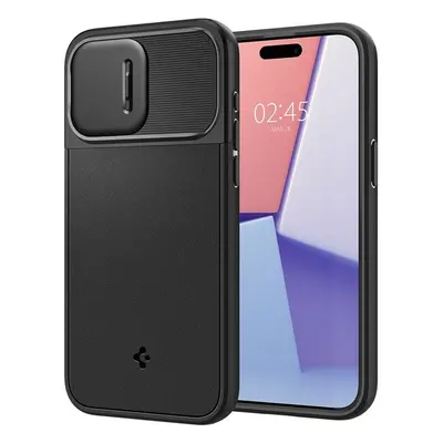 Spigen Optik Armor MagFit kryt iPhone 15 Pro Max černý