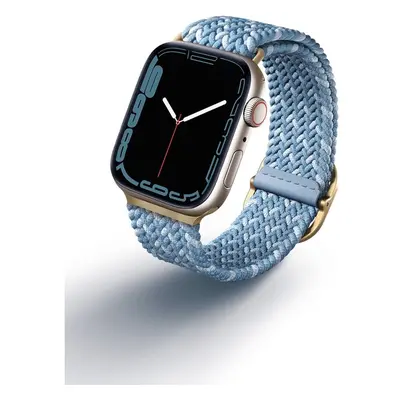 UNIQ Aspen Designer Edition řemínek Apple Watch 42/41/40/38mm Cerulean Blue