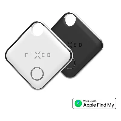 FIXED Tag Smart tracker s podporou Find My, 2 ks černý + bílý