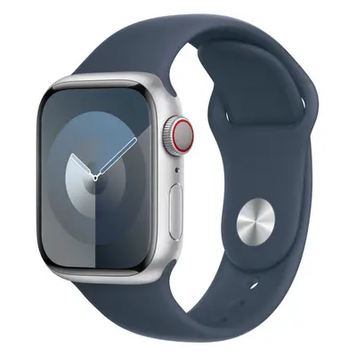 Apple Watch 41/40/38mm bouřkově modrý sportovní řemínek M/L Bouřkově modrá