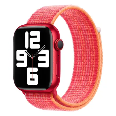 Apple Watch 49/45/44/42mm (PRODUCT)RED provlékací sportovní řemínek Červená