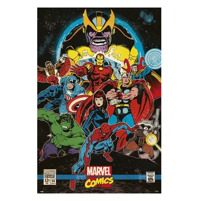 Plakát Marvel Comics - Infinity Retro (128)