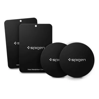 Spigen Kuel MP-4P Car Mount Metal Plates black 000EP20342 Černá