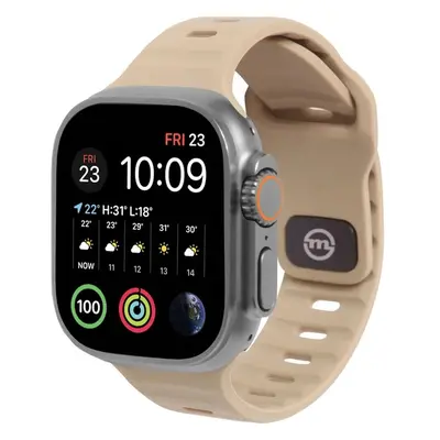 Mobile Origin Strap Brown Apple Watch 49mm/45mm/44mm/42mm AWS-01-BRW Hnědá