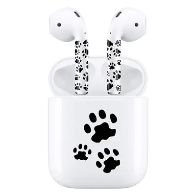 RockMax skin Art dekorativní nálepka pro AirPods 1/2 Gen.+nabíjecí pouzdro Tlapky