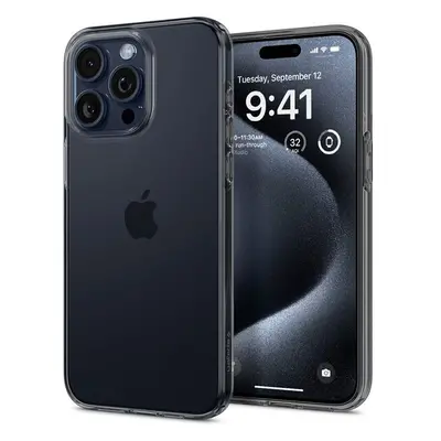 Spigen Crystal Flex kryt iPhone 15 Pro šedý