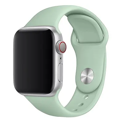 FIXED Silicone Strap set silikonových řemínků Apple Watch 42/44/45mm světle tyrkysový