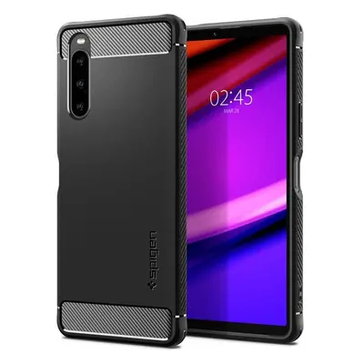 Pouzdro Spigen Rugged Armor Black Sony Xperia 10 V ACS06202 Černá