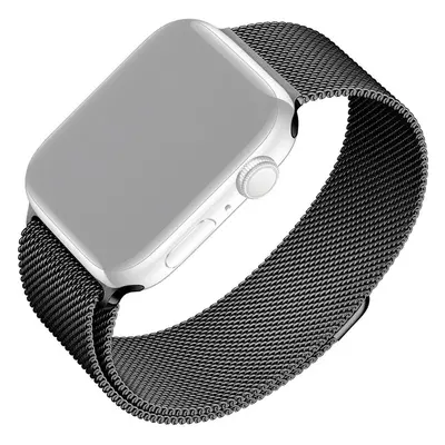 FIXED Mesh Strap síťový nerezový řemínek Apple Watch 38/40/41mm černý