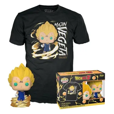 Funko POP! & Tee Box: DBZ- Majin Vegeta (GITD) S