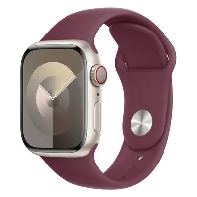 Apple Watch 49/45/44/42mm morušově rudý sportovní řemínek S/M Bezinkově fialová