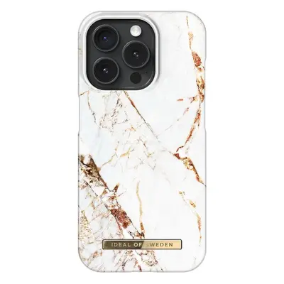 iDeal Of Sweden Fashion zadní kryt iPhone 15 Pro Carrara Gold