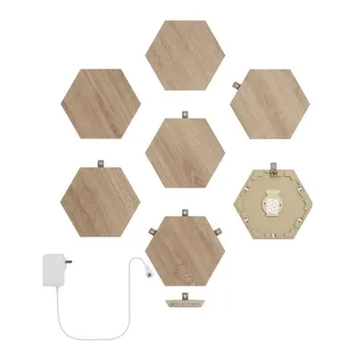 Nanoleaf Elements Hexagons Starter Kit 7 pack Dřevěná