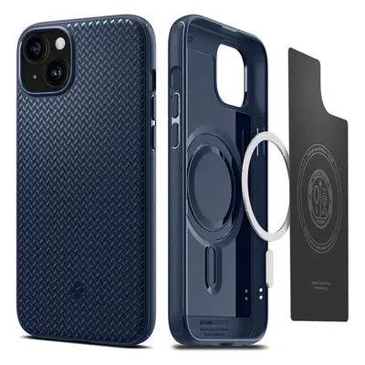 Spigen Mag Armor MagFit kryt iPhone 15 modrý