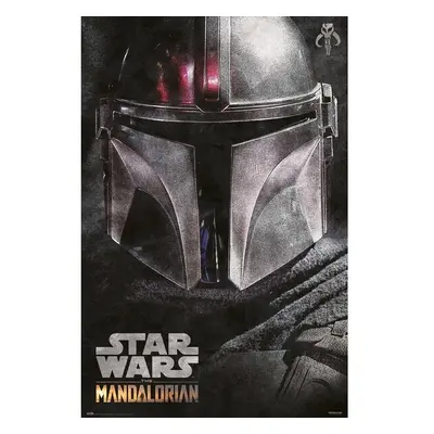 Plakát Star Wars: The Mandalorian - Helmet (138)