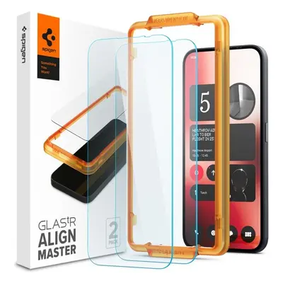 Spigen Glass tR AlignMaster 2 Pack tvrzené sklo Nothing Phone (2a)/(2a) Plus