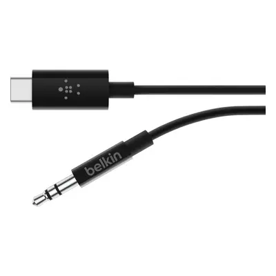 Belkin USB-C kabel s audio kabelem 0,9m černý