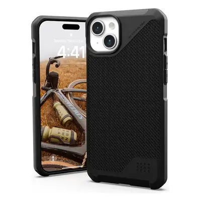 Pouzdro UAG Monarch iPhone 15 Plus kevlar černé Černá