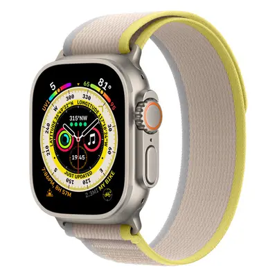 Apple Watch 49/45/44mm žlutý/béžový trailový tah - M/L Žlutá