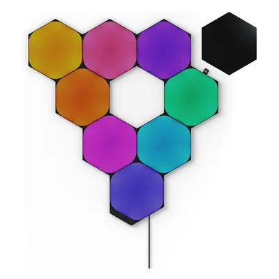 Nanoleaf Shapes Black Hexagons Starter Kit 9PK Černá