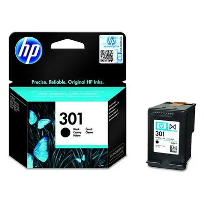 HP 301 Black Ink Cartridge Černá